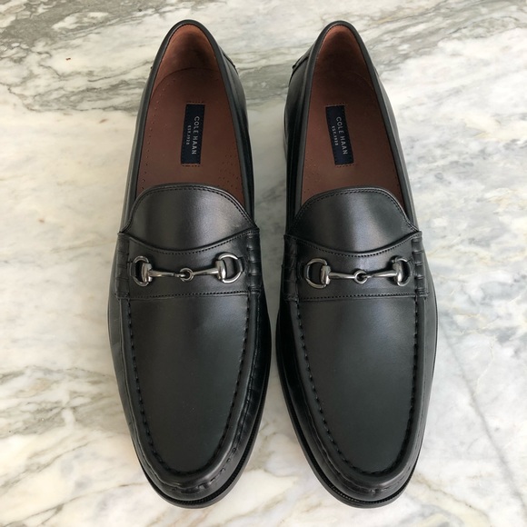 Cole Haan Other - Cole Haan Black Leather Pinch Gotham Bit Loafer